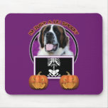 Halloween - Just a Lil Spooky - St Bernard - Mae Mouse Pads