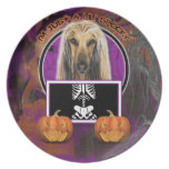 Halloween - juste un Lil éffrayant - Afghan Assiette