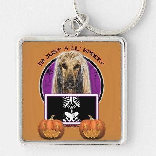 Halloween - juste un Lil éffrayant - Afghan Porte-clef
