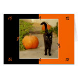 Halloween Kitty Note Card