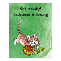 Halloween Kitty Party Invitation