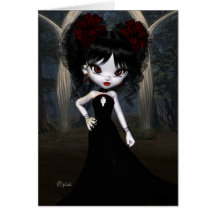 Halloween Lil Vamp Greeting Card