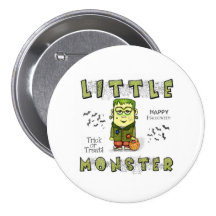 Halloween Monster Button