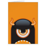 Halloween monster card
