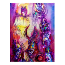 HALLOWEEN MONSTERS / ORC WAR POSTCARD