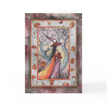Halloween Mystic Witch by Molly Harrison Greeting Card