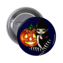 "Halloween Night" Button