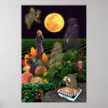 Halloween Night in the Pizza Patch Poster