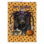 Halloween Nightmare - Dachshund - Winston Greeting Cards