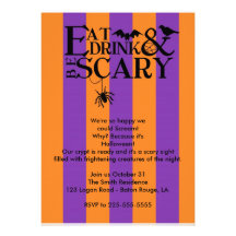 Halloween Party Announcement