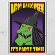 HALLOWEEN PARTY CARDS -2 PERSONALIZED FLYER