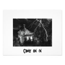 Halloween party custom invitations