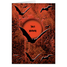 Halloween party greeting cards & invites