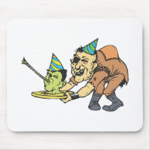 Halloween party hunchback mousepad