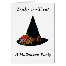 Halloween Party Invitation Cards