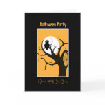 Halloween Party Invitation - Costume Card