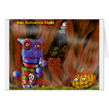 Halloween Party Invitation kids Greeting Cards