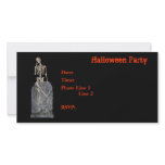Halloween Party Invitation Skeleton Tombstone Card photo cards
