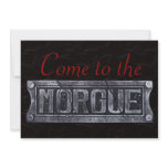 Halloween Party Invitations, Come to the Morgue!
