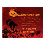Halloween Party Invite Post Cards