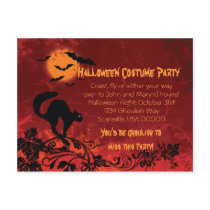 Halloween Party Invite Post Cards