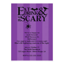 Halloween Party Personalized Announcement