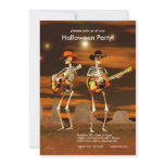 Halloween Party Skeleton Musicians