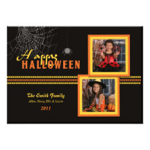 Halloween Photo Card Personalized Invite