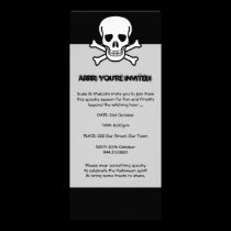 Halloween Pirate Invitation invitations