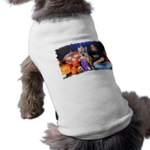 Halloween - Pitbull - Tyson Doggie Tshirt
