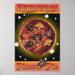 Halloween Pizza Pie Print