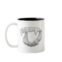 Halloween Plastic Fangs Teeth mugs