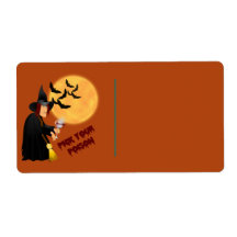 Halloween Poison Gift Label