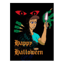 Halloween postcard