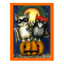 Halloween postcard