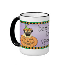 Halloween Pug Mugs