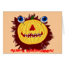 Halloween Pumpkin Card