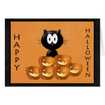 Halloween Pumpkin Greeting Card!
