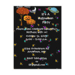HALLOWEEN PUMPKIN HEADS Invitation Postcards