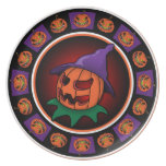 Halloween Pumpkin Party Plate-1