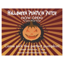 Halloween Pumpkin Patch Flyer