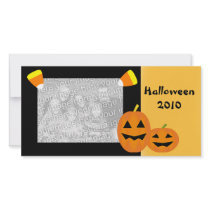Halloween Pumpkin Patch Photo Card