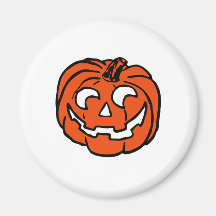 Halloween Pumpkin Refrigerator Magnet