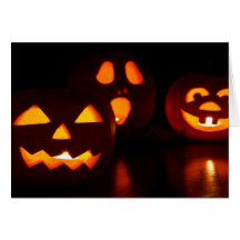 Halloween Pumpkin Scare Cards