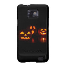 Halloween Pumpkin Scare Samsung Galaxy S2 Case