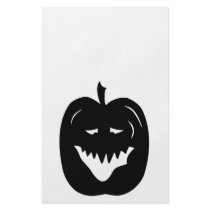 Halloween Pumpkin Silhouette. Black. Flyers