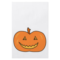 Halloween Pumpkin with Grin. Flyer Design