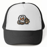 halloween rat and skull hats