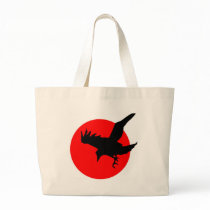 Halloween Raven Tote Bags