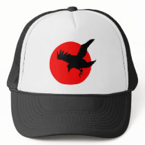 Halloween Raven Trucker Hat